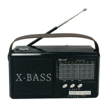 GOLON RX-66 FM AM SW 3 Band Vintage Retro Radio Rechargeable Radio With Solar With Light With USB SD TF